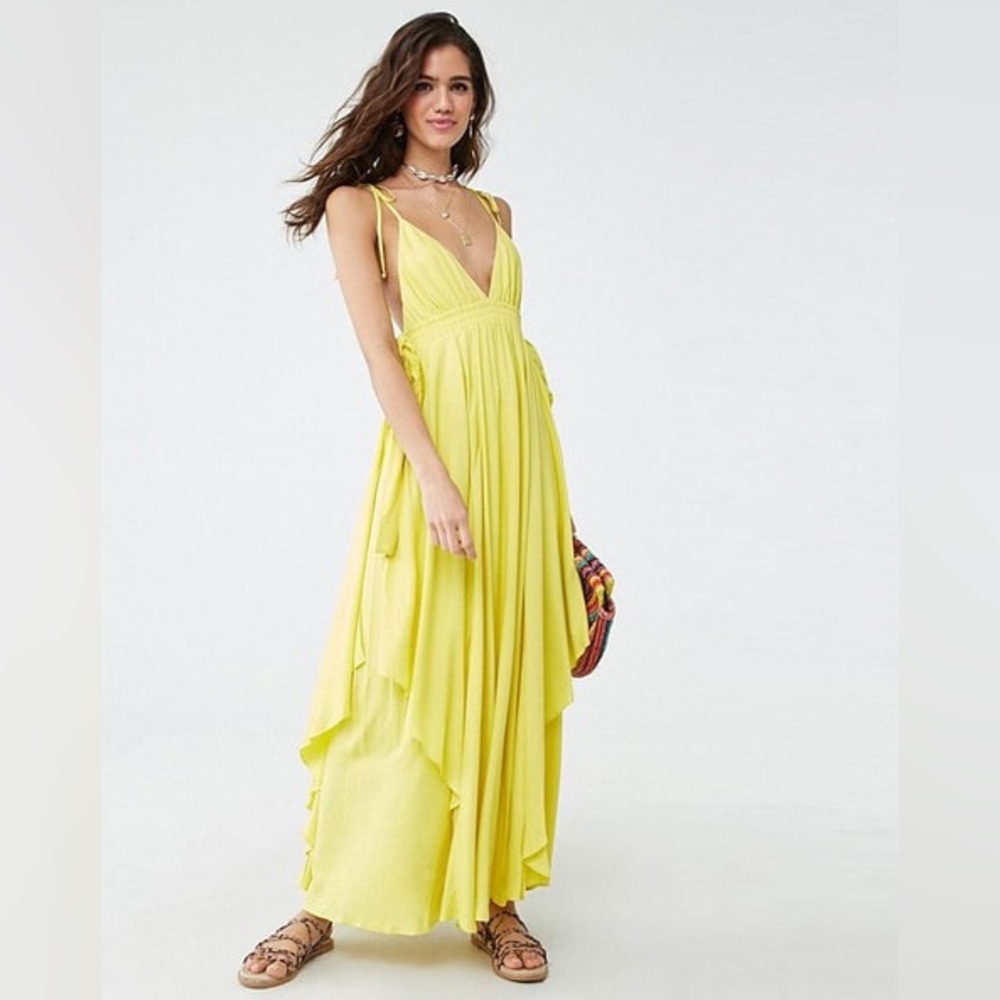 Layered vacation maxi dress